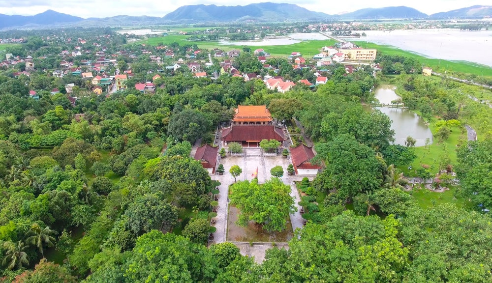Một góc làng Sen, xã Kim Liên